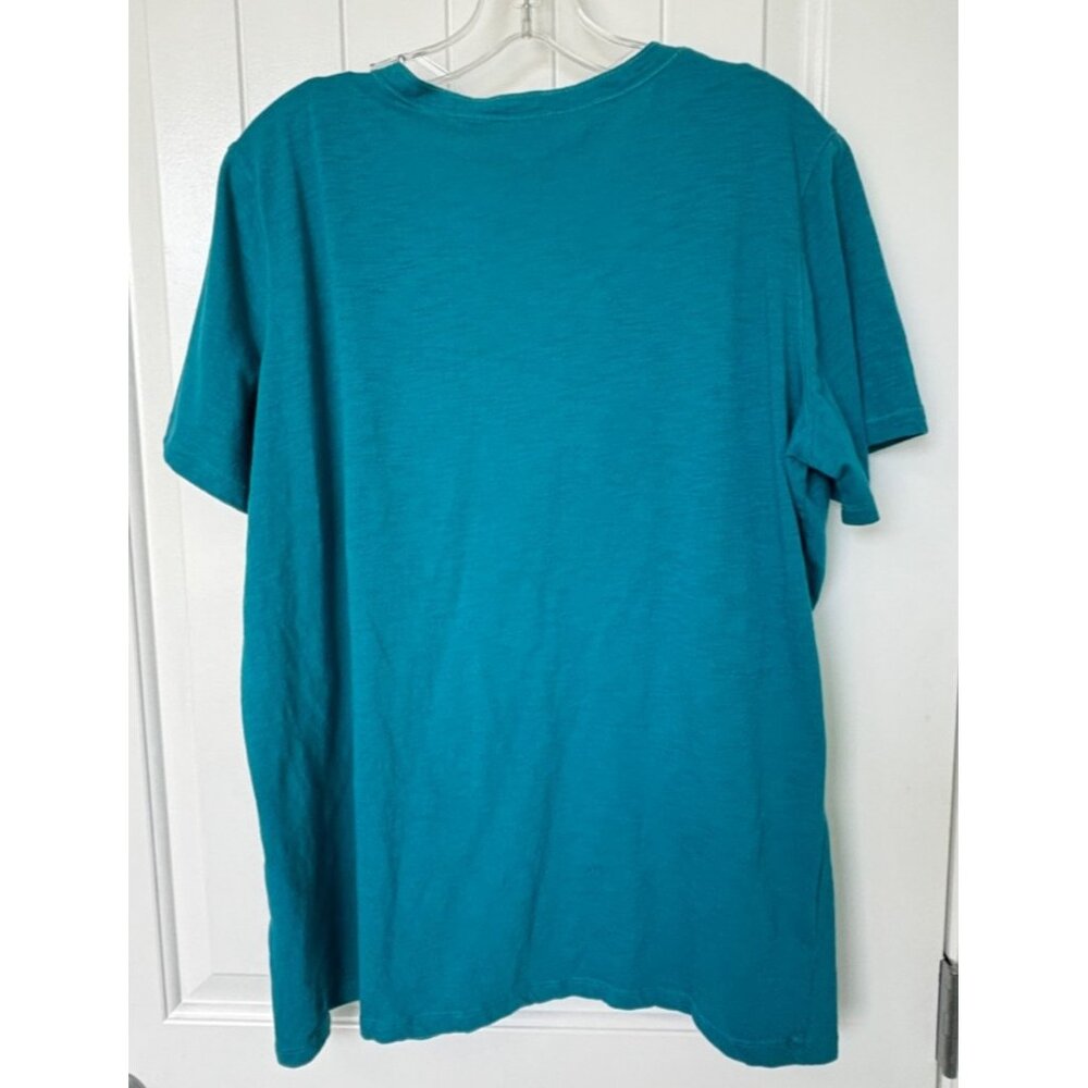 Great Northwest V-Neck Tops Womens Plus 2X Black Teal Short Sleeve T-Shirt Lot - Picture 10 of 14